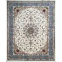فرش ماشینی دستباف نما افرند 1250 شانه زمینه کرم کد 24100 (دوازده متری)