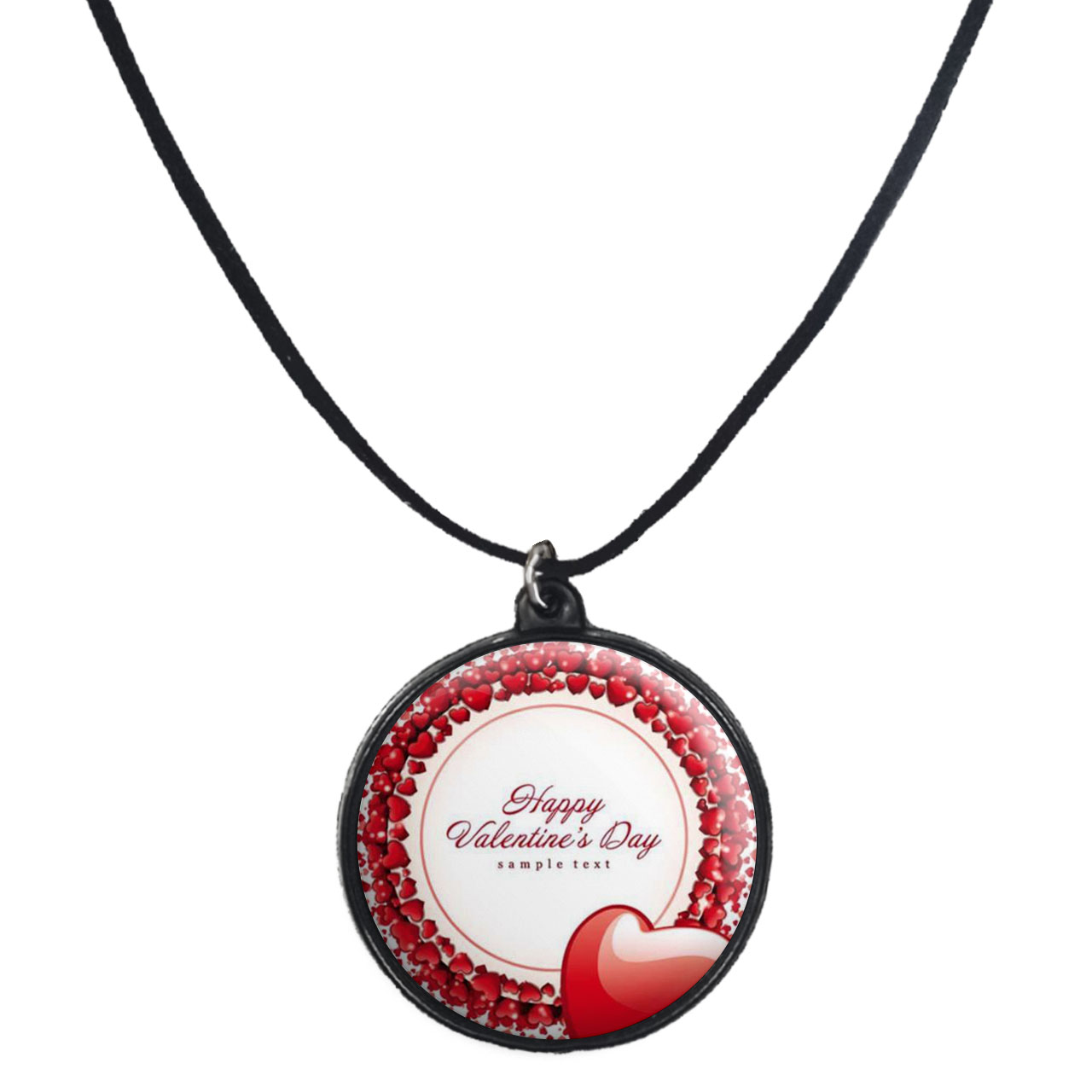 گردنبند پرمانه طرح عاشقانه کد pmb.1273 مدل دو طرفه