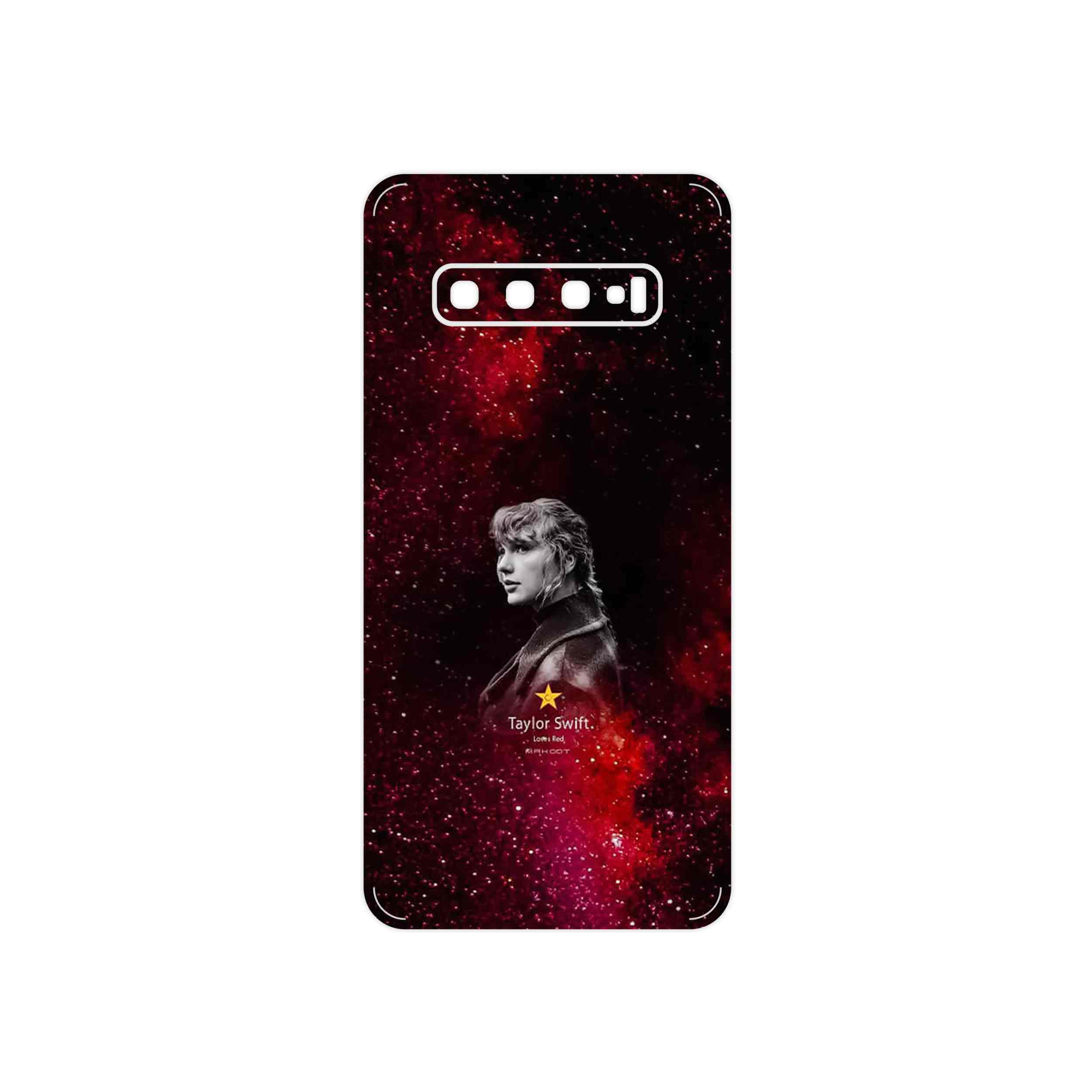 برچسب پوششی ماهوت مدل Taylor Swift مناسب برای گوشی موبایل سامسونگ Galaxy S10