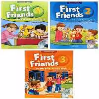 American first friends 1 2 3 CD کتاب امریکن فرست فرندز 3 سطح (رحلی-A4)