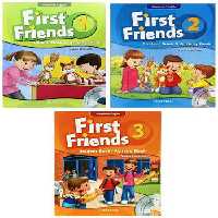 American first friends 1 2 3 CD کتاب امریکن فرست فرندز 3 سطح (رحلی-A4)