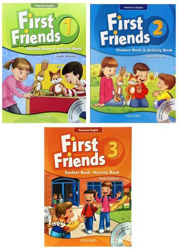 American first friends 1 2 3 CD کتاب امریکن فرست فرندز 3 سطح (رحلی-A4)