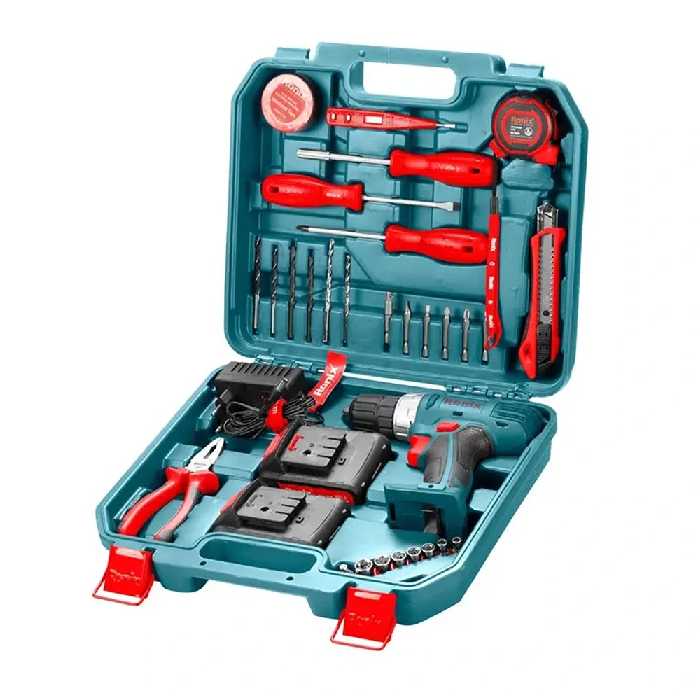 ست 33 تکه دریل پیچ گوشتی شارژی رونیکس 14 ولت مدل RS-8014 (12 ماه گارانتی)