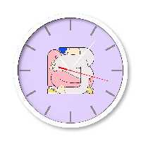 ساعت دیواری مدل روزمرگی کد 3260