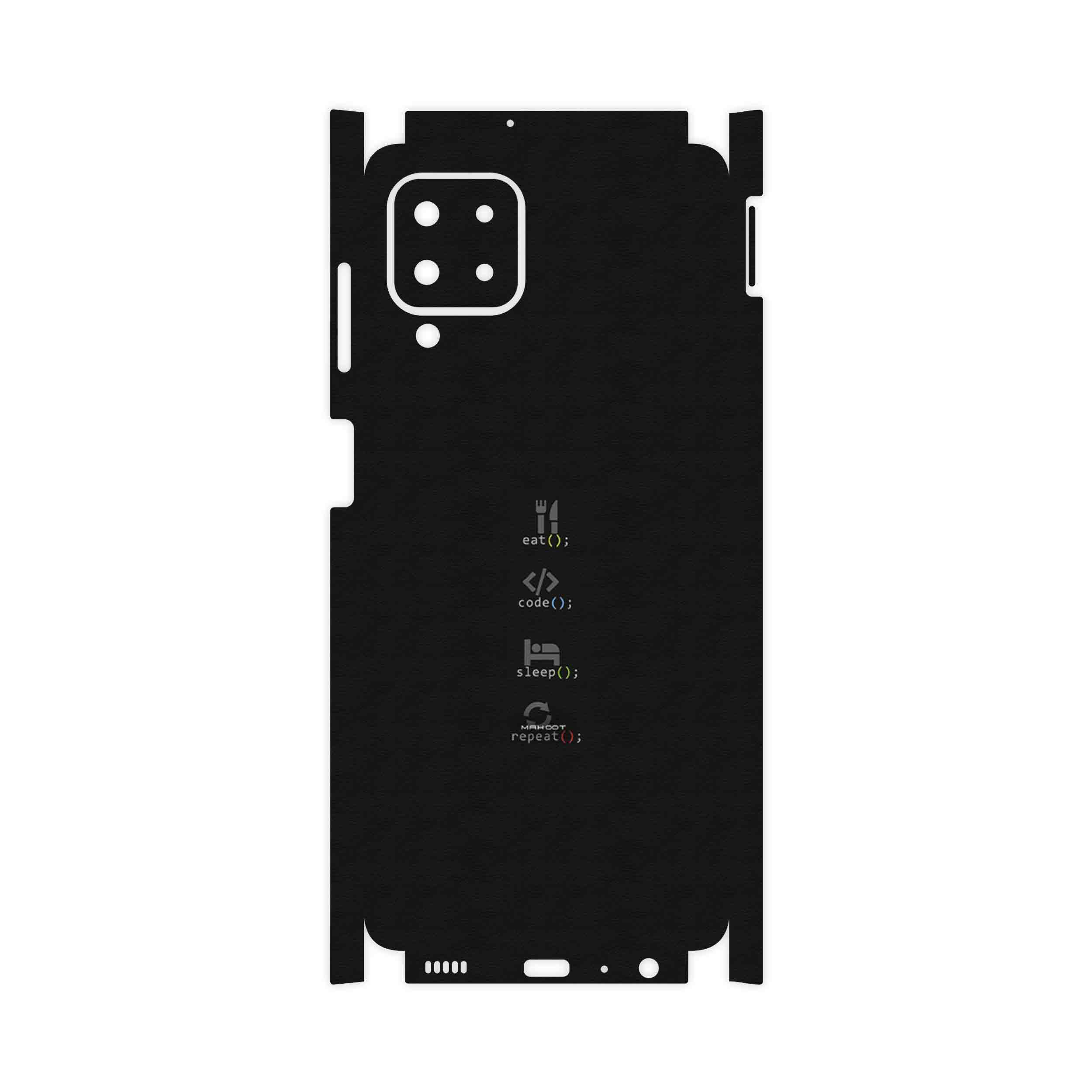 برچسب پوششی ماهوت مدل Programming 2-FullSkin مناسب برای گوشی موبایل سامسونگ Galaxy M22