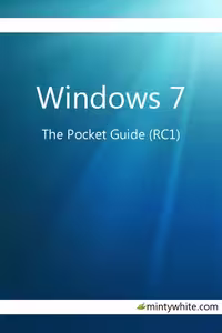 خرید و دانلود نسخه کامل کتاب Windows 7 The Pocket Guide (RC1) mintywhite