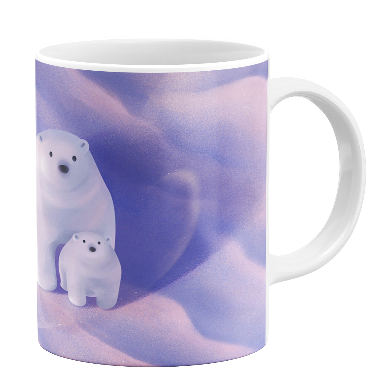 ماگ طرح خرس های قطبی کد 110269