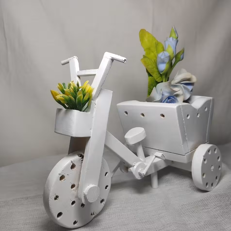 دوچرخه باکس دار چوبی