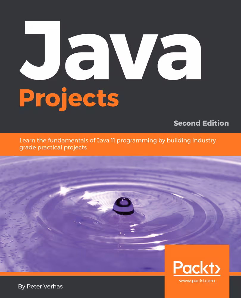 خرید و دانلود نسخه کامل کتاب Java Projects