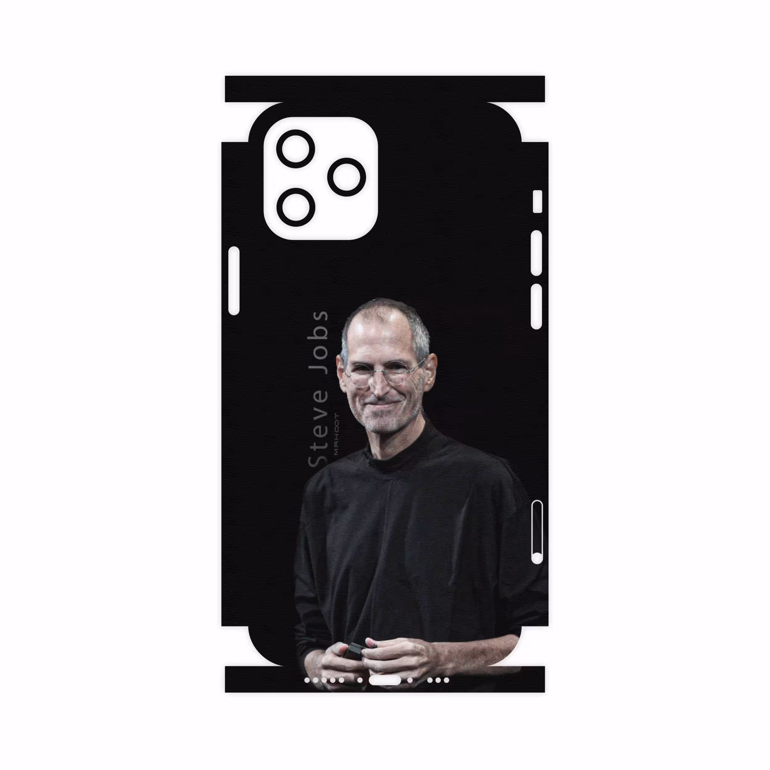 برچسب پوششی ماهوت مدل Steve-Jobs-FullSkin مناسب برای گوشی موبایل اپل iPhone 12 Pro