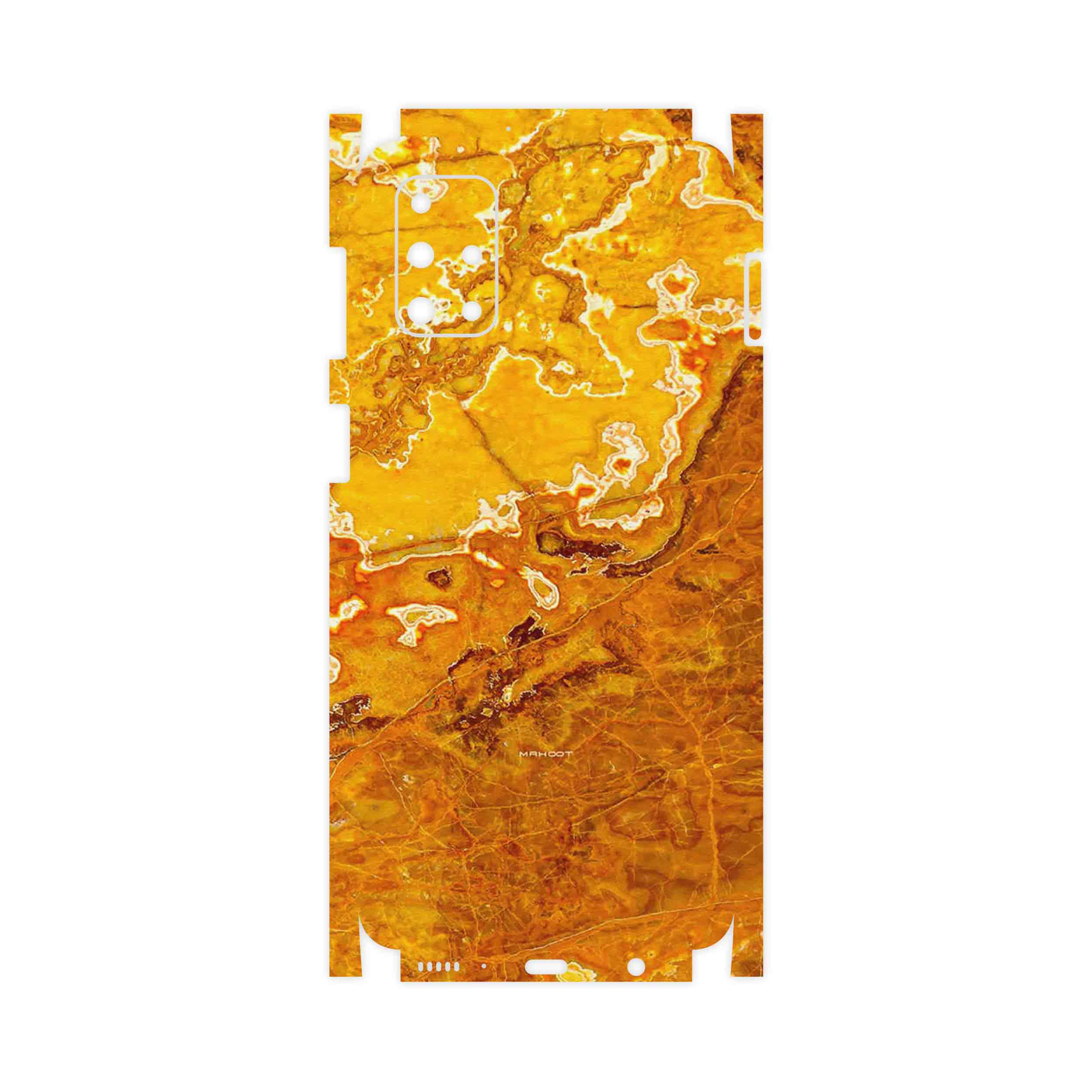 برچسب پوششی ماهوت مدل Gold Marble-FullSkin مناسب برای گوشی موبایل سامسونگ Galaxy M31S