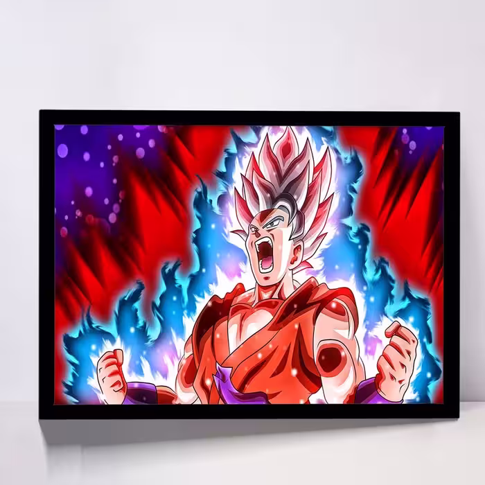 تابلو مدل goku kaioken کد F-12042