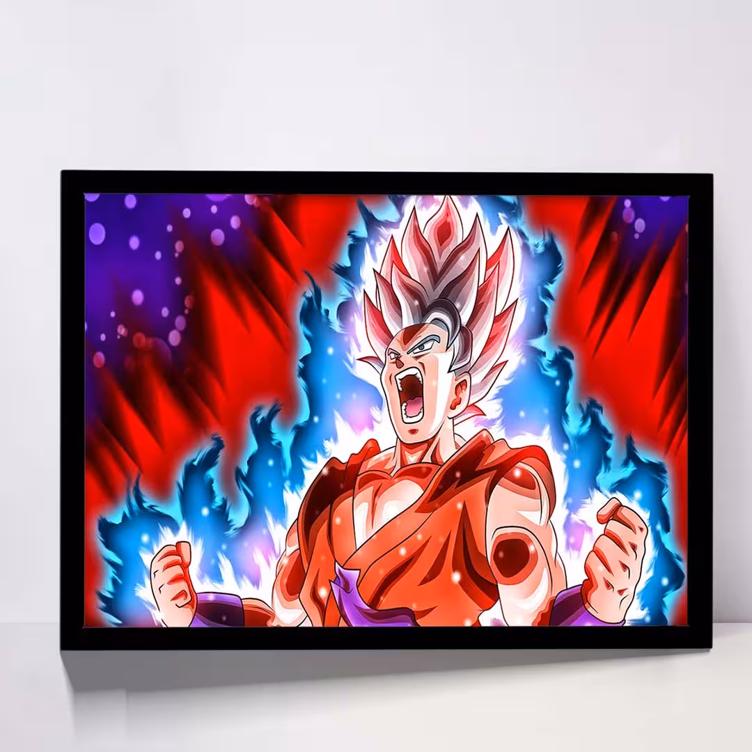 تابلو مدل goku kaioken کد F-12042