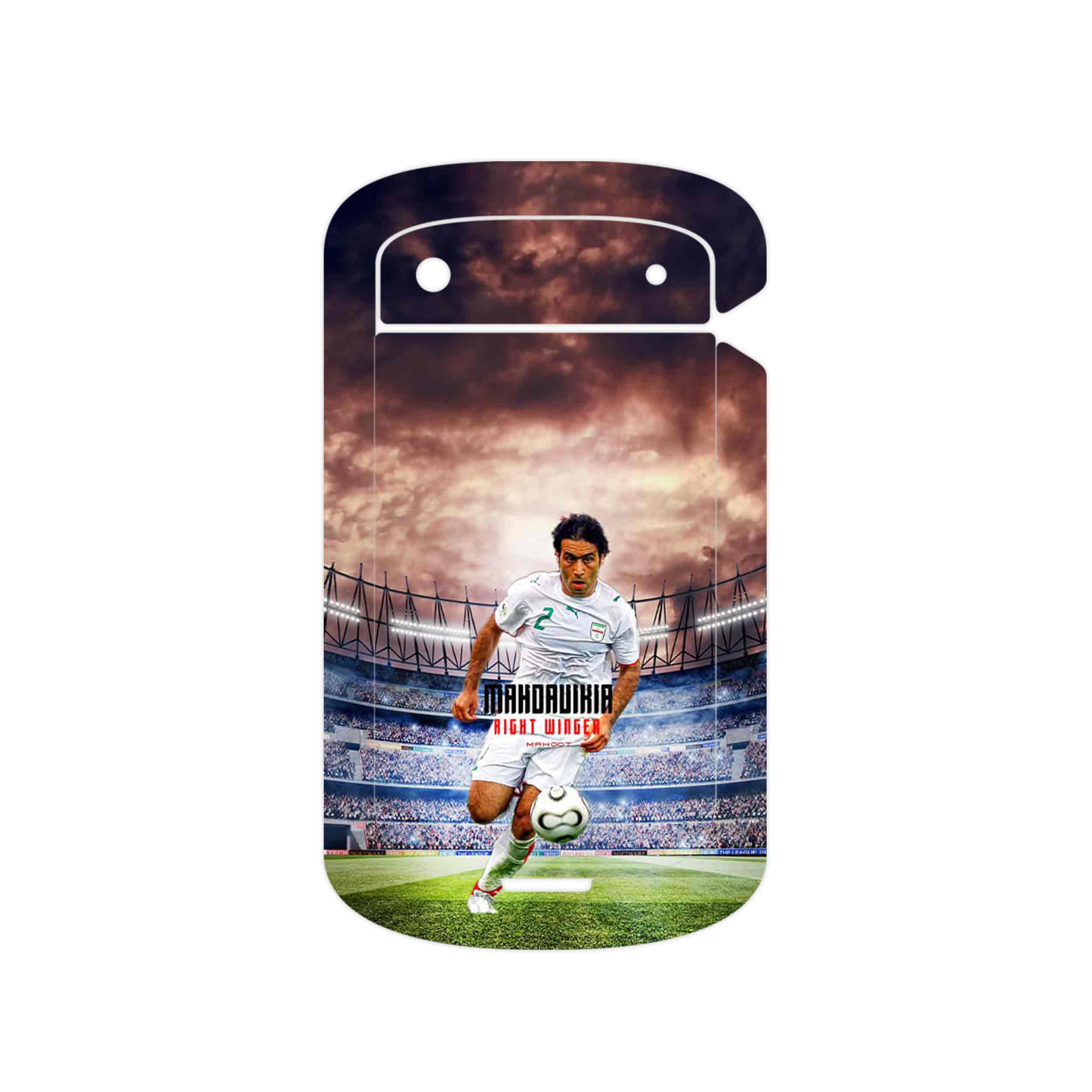 برچسب پوششی ماهوت مدل Mehdi Mahdavikia مناسب برای گوشی موبایل بلک بری Bold Touch 9900