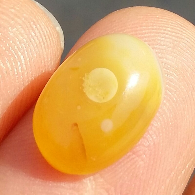 نگین عقیق باباقوری موکول دار رحمانی بسیار قوی معدنی محشر 100درصد طبیعی کد 11744