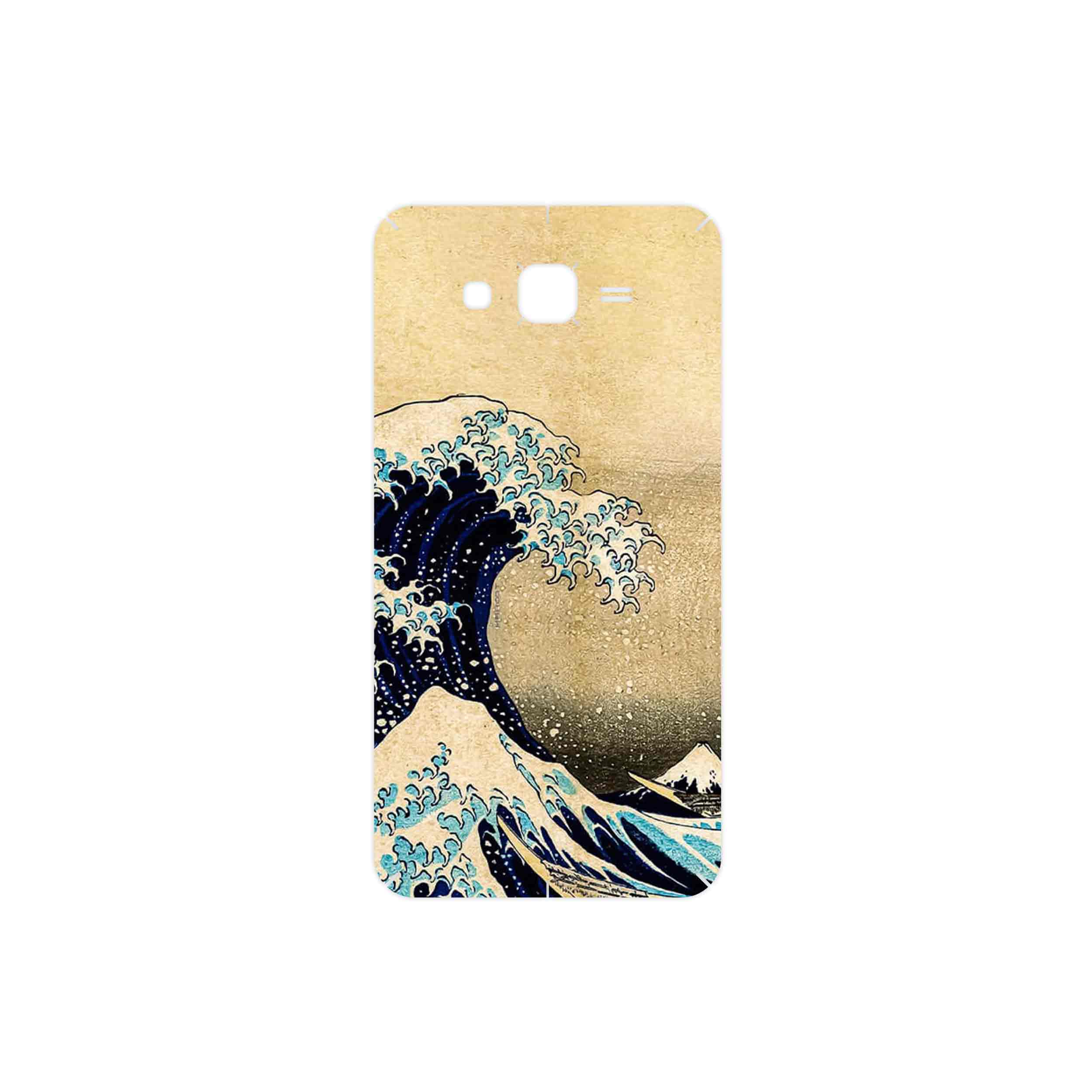 برچسب پوششی ماهوت مدل The Great Wave off Kanagawa of Hokusai مناسب برای گوشی موبایل سامسونگ Galaxy J7 2015