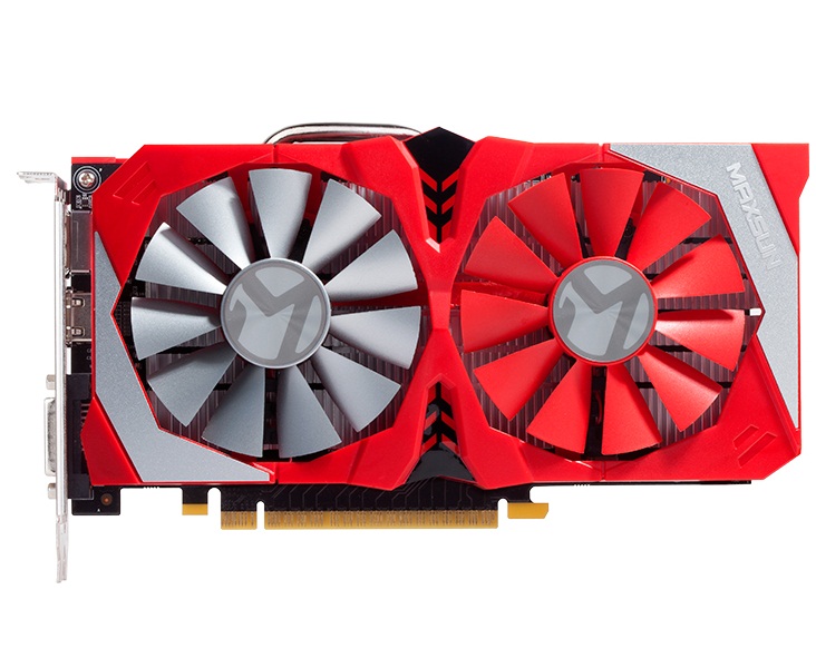 کارت گرافیک مکس سان مدل GTX1050 TERMINATOR FIRE AND ICE با حافظه 2 گیگابایت