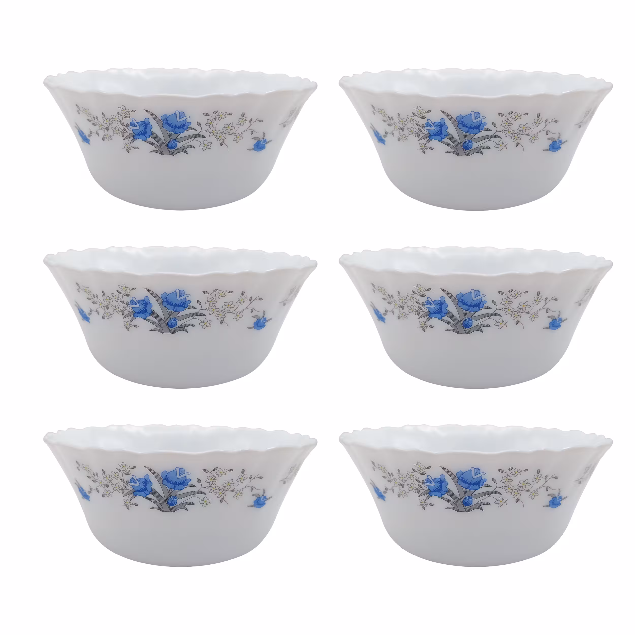 کاسه پارس اپال طرح رمانتیک کد ABG1200 بسته 6 عددی