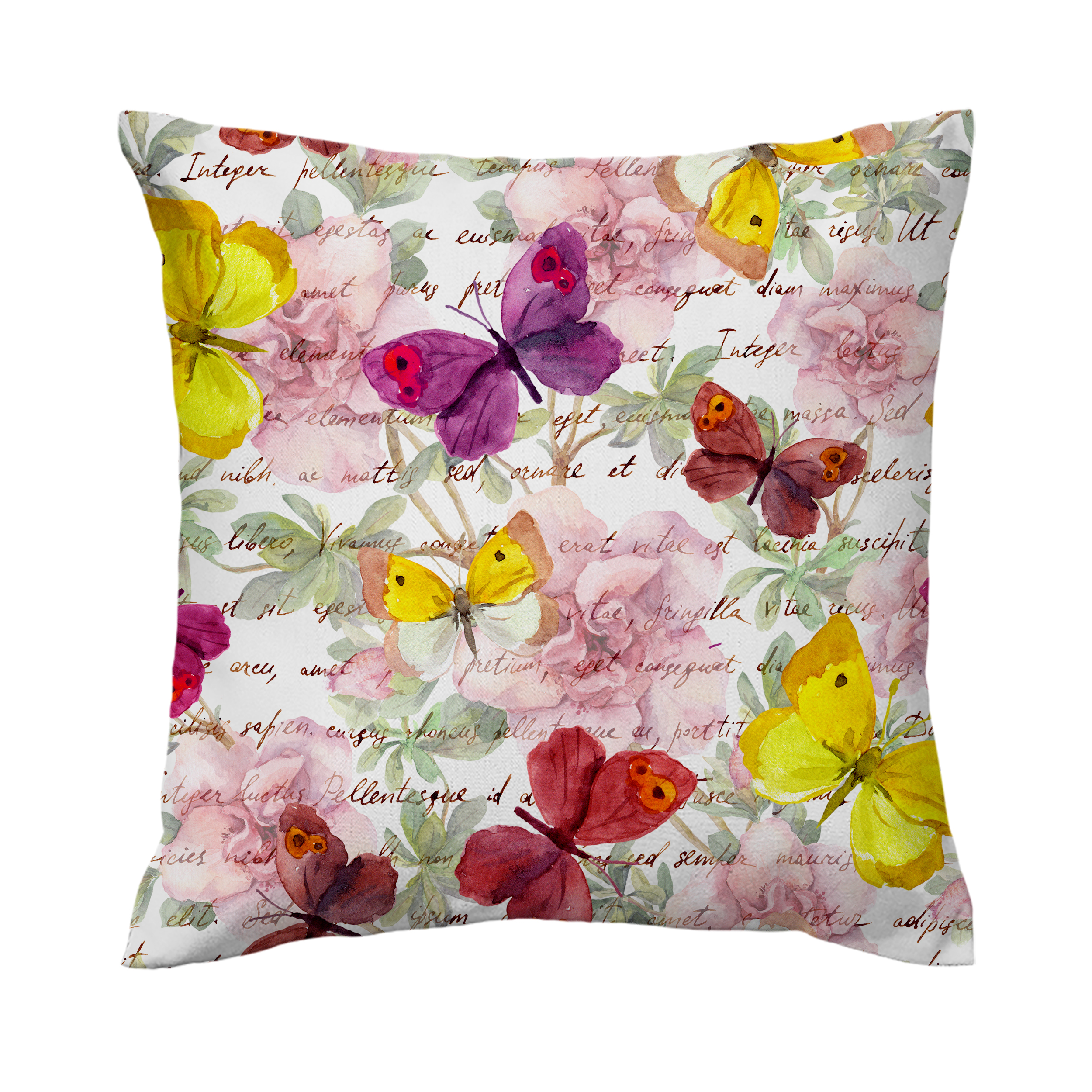 کاور کوسن طرح پروانه ها کد 3084