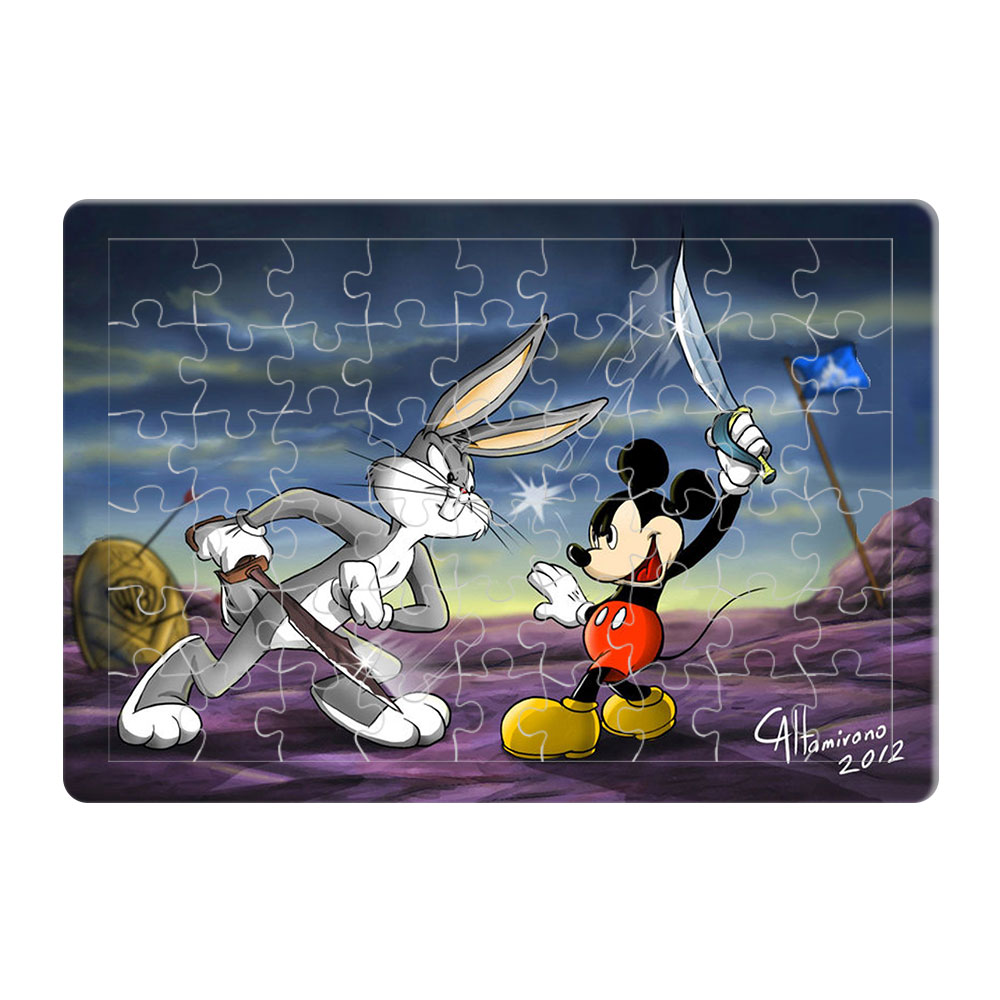 پازل 54 تکه طرح باگزباني مدل P397