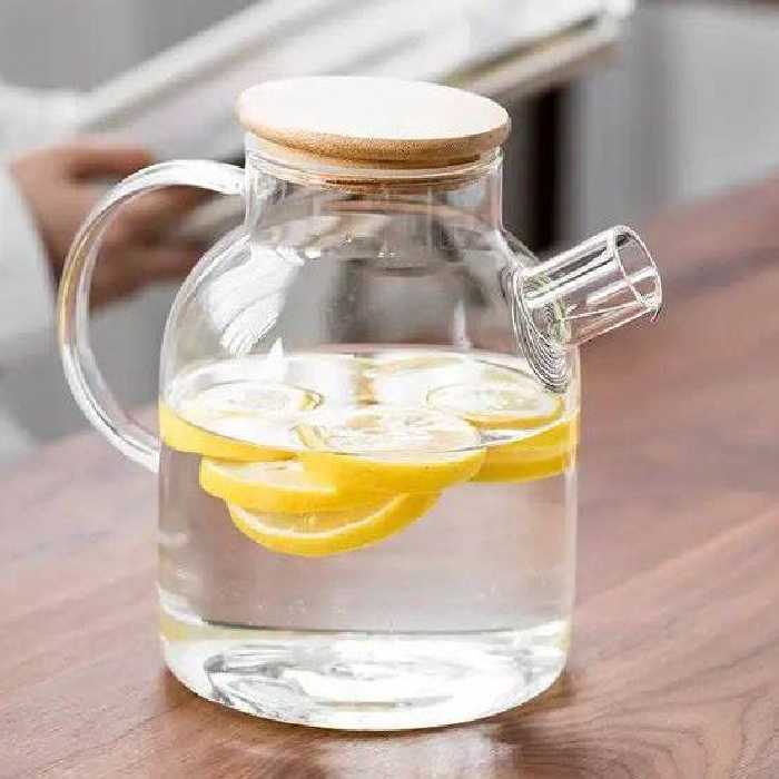 قوری پیرکس 1800 میل درب بامبو