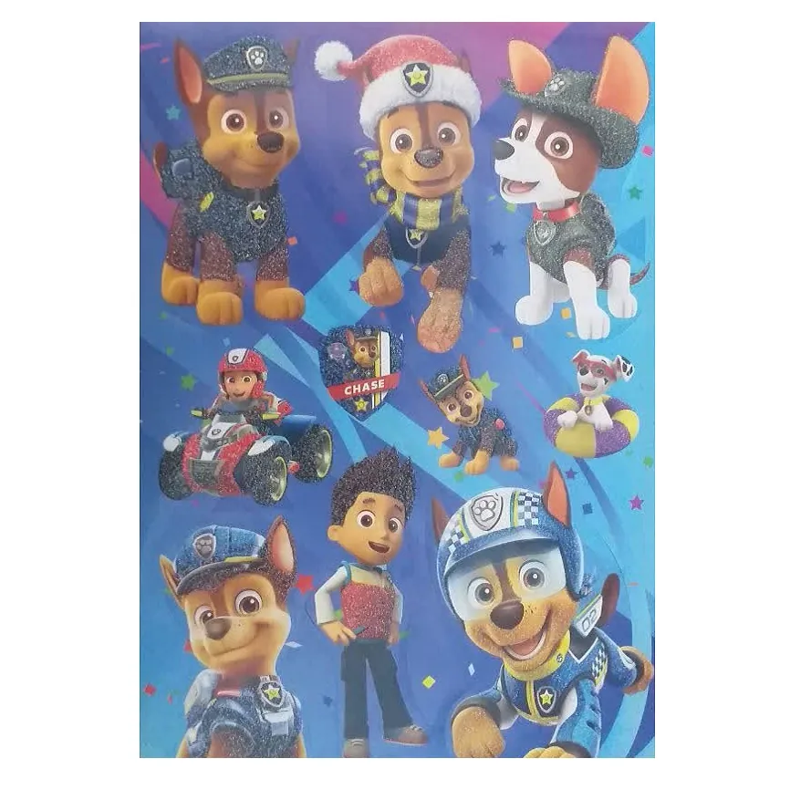 برچسب مدل اکلیلی طرح سگ نگهبان کد 001