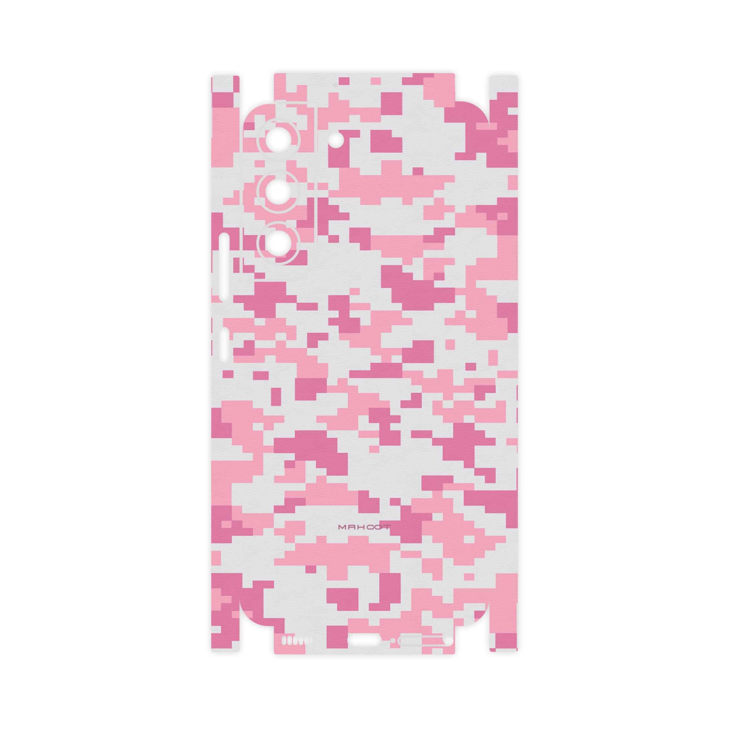 برچسب پوششی ماهوت مدل Army-Pink-pixel-FullSkin مناسب برای گوشی موبایل سامسونگ Galaxy S22 5G