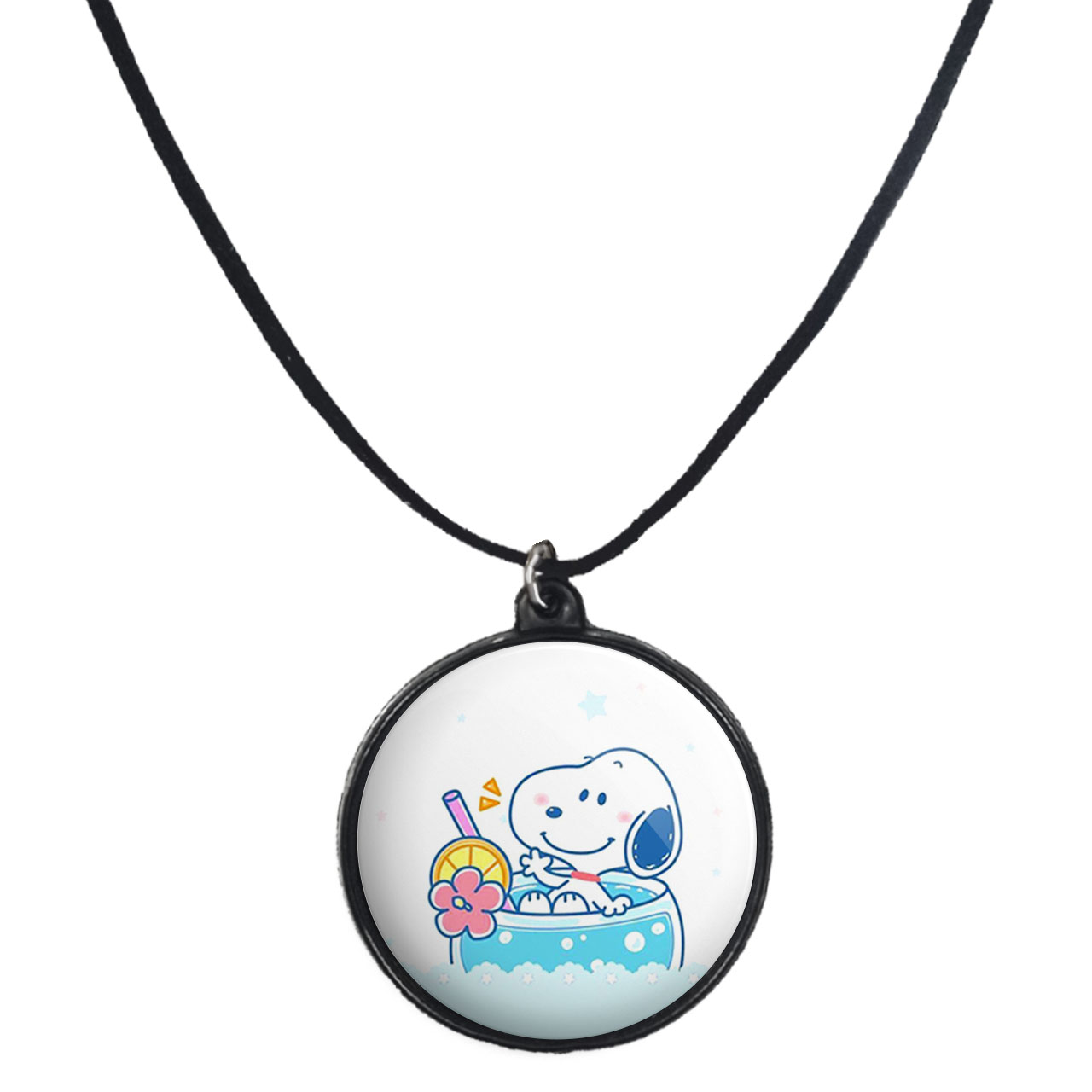 گردنبند پرمانه طرح اسنوپی کد pmb.14526