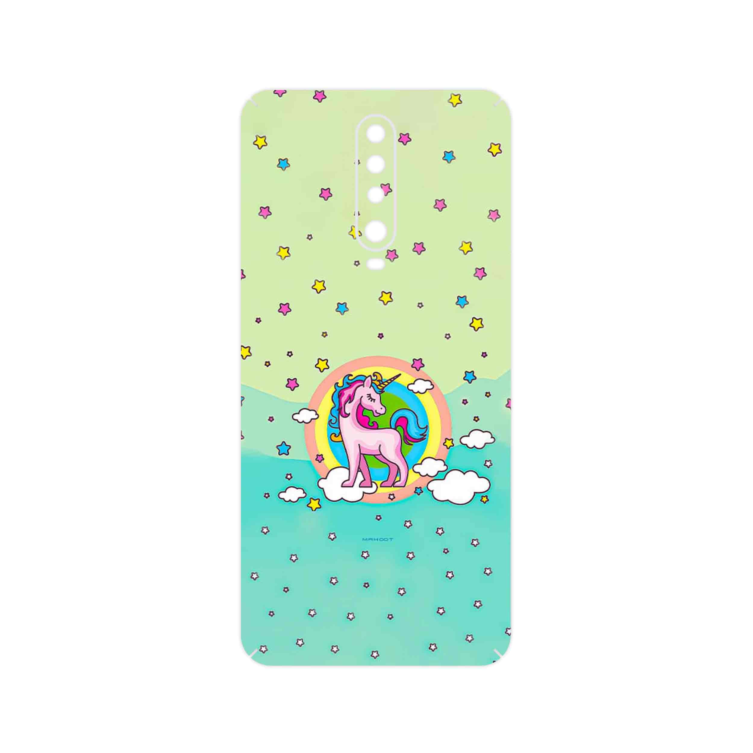 برچسب پوششی ماهوت مدل Rainbow unicorn adventure مناسب برای گوشی موبایل شیائومی Redmi K30