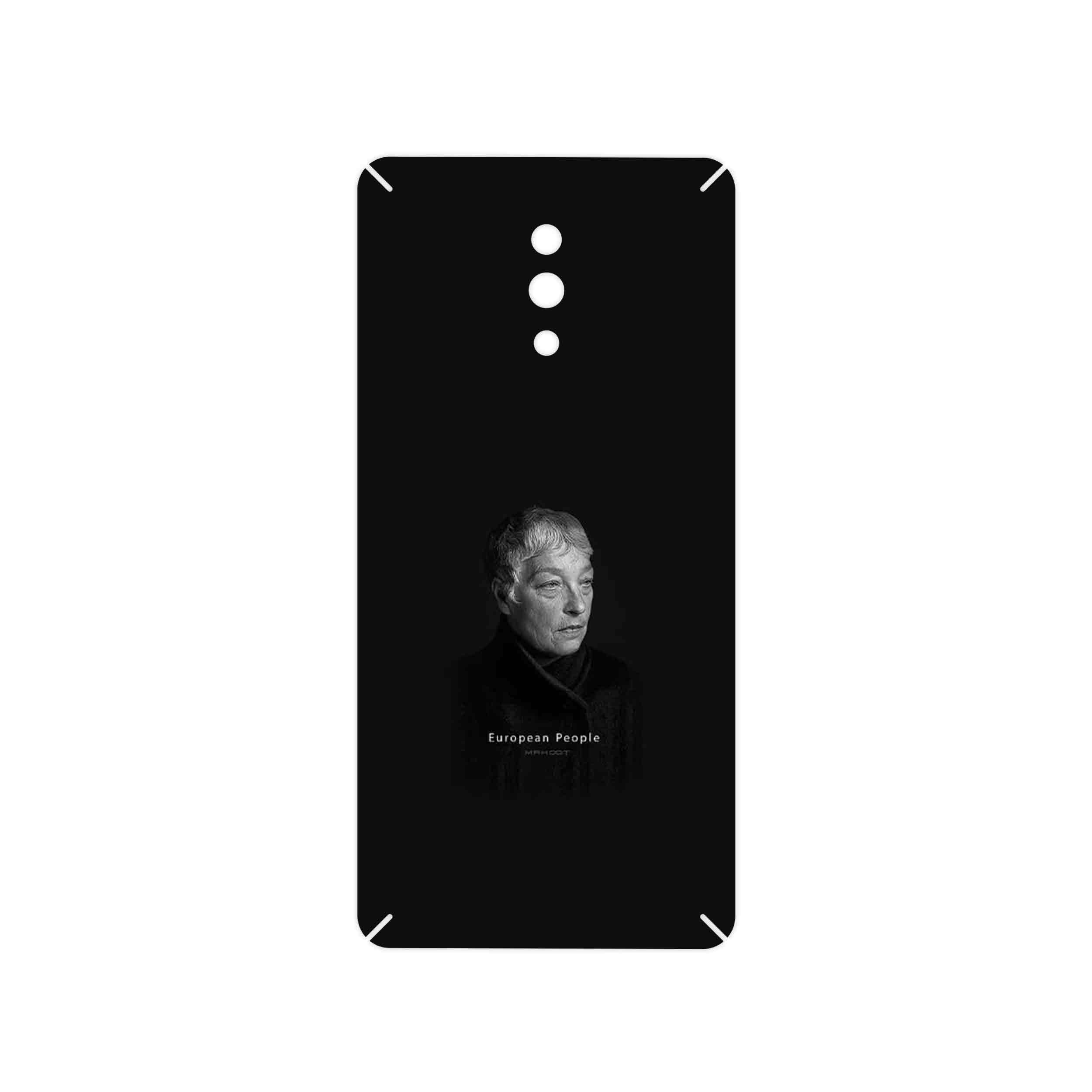 برچسب پوششی ماهوت مدل Portrait of a European Woman مناسب برای گوشی موبایل اپو Reno