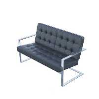 مبل اداری دونفره گلدسیت مدل هرمس کد S70N2