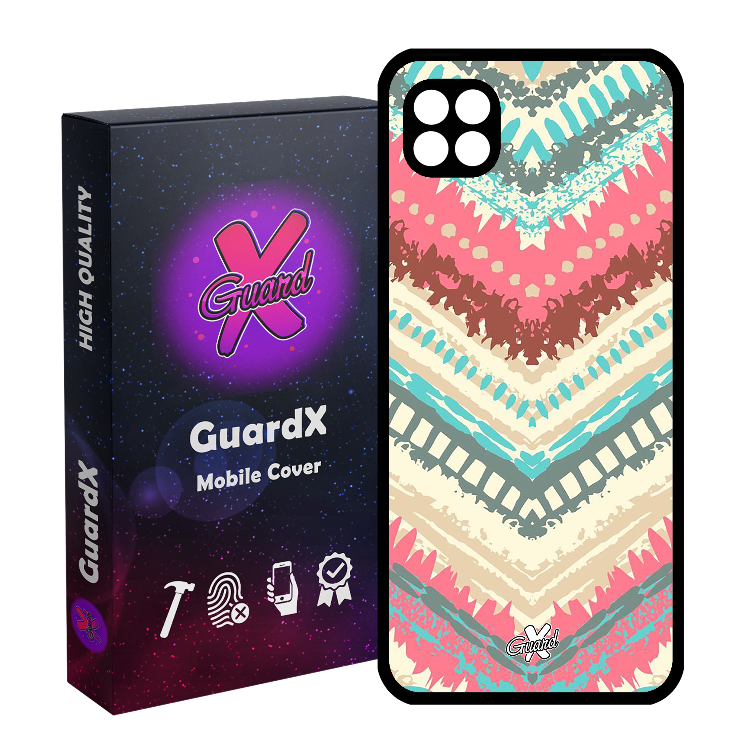 کاور گارد ایکس طرح Colors مدل Glass10129 مناسب برای گوشی موبایل سامسونگ Galaxy A22 5G