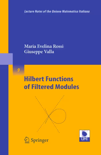 خرید و دانلود نسخه کامل کتاب Hilbert functions of filtered modules