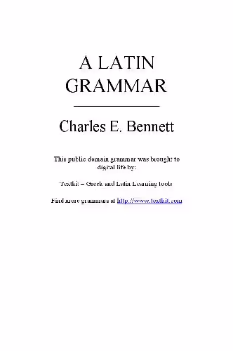 خرید و دانلود نسخه کامل کتاب A Latin Grammar