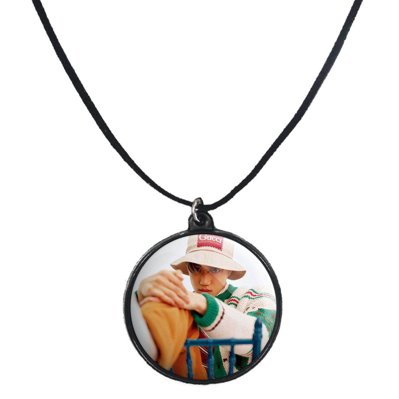 گردنبند پرمانه طرح exo کد pmb.13909 مدل دو طرفه