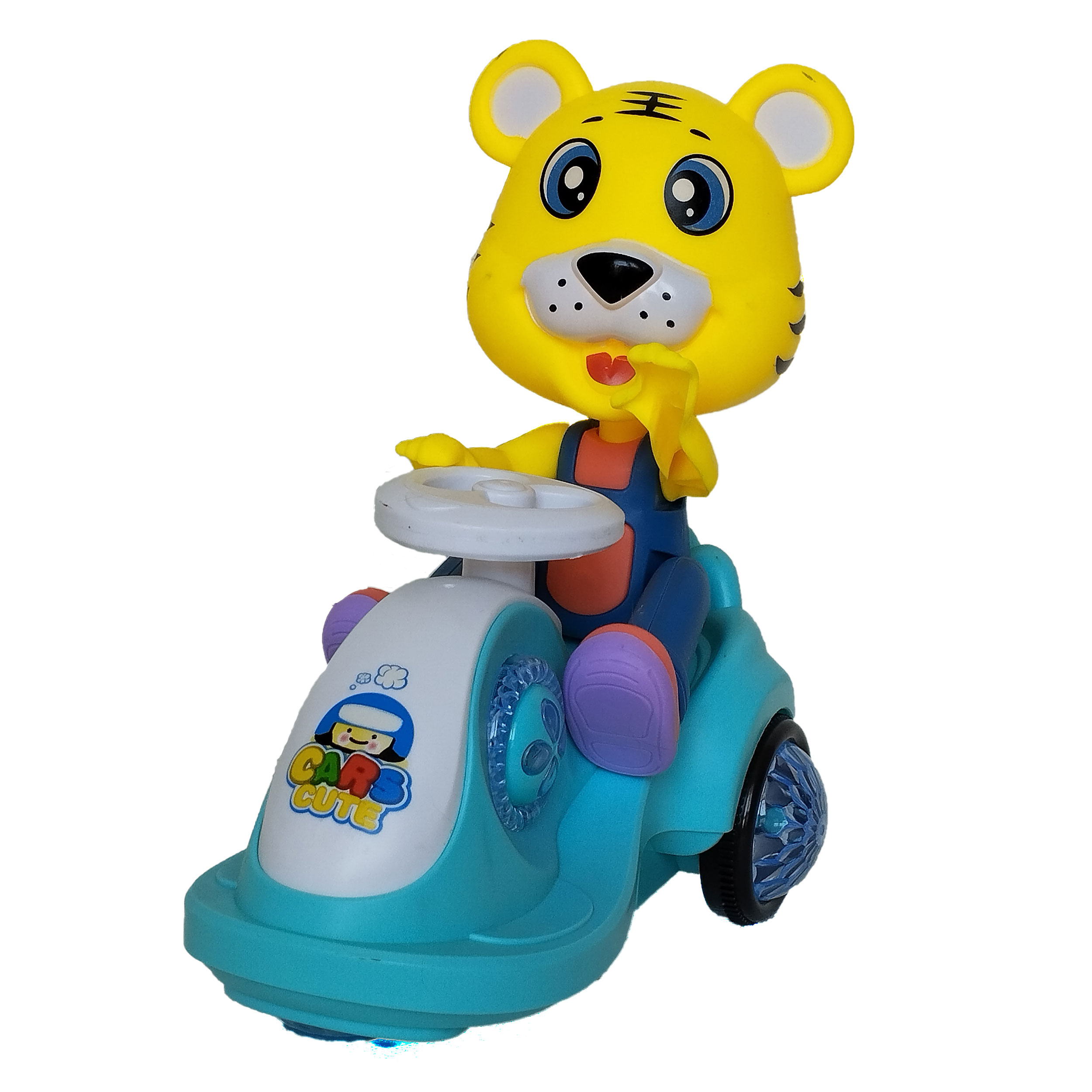 اسباب بازی شانسی مدل ببر اسکیت سوار