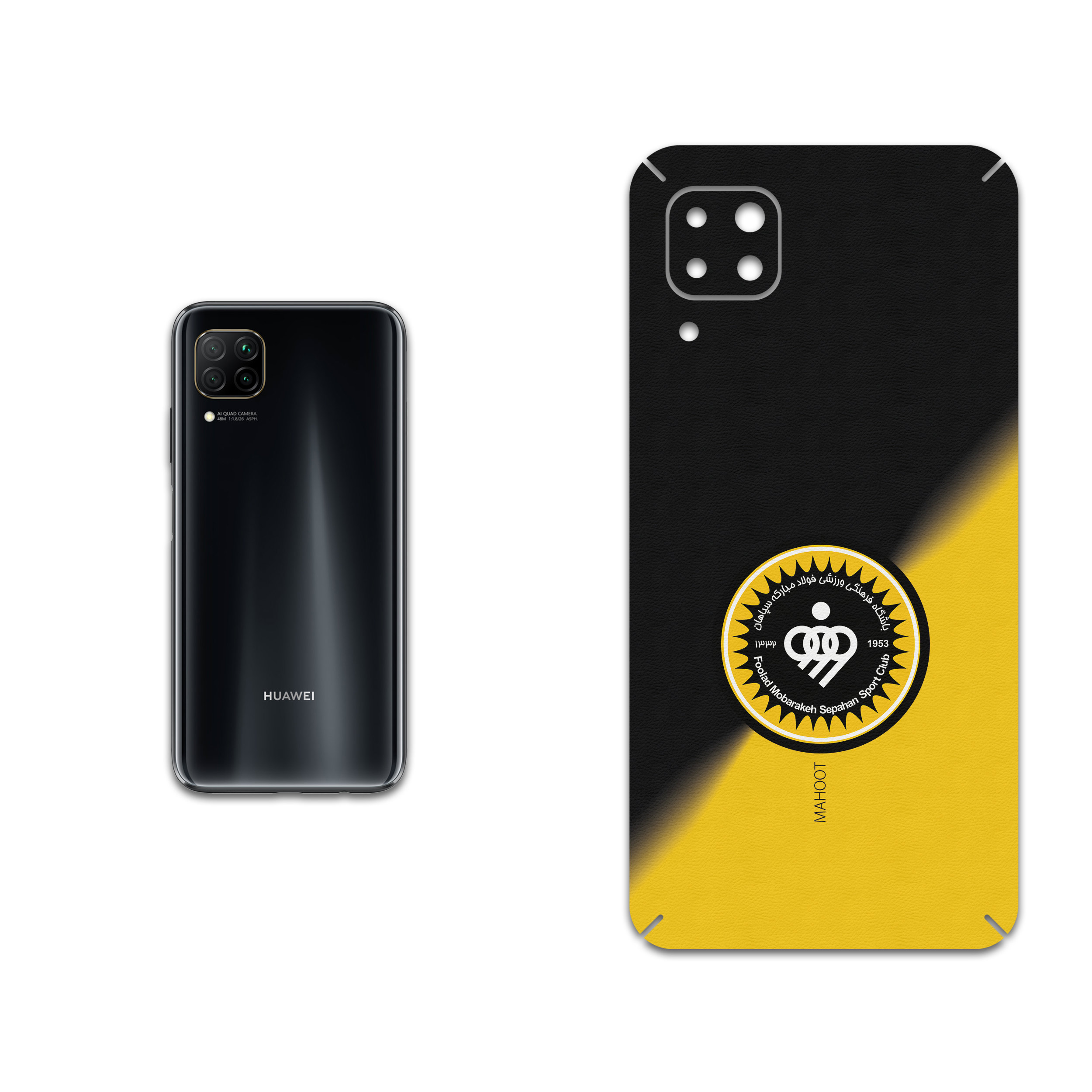 برچسب پوششی ماهوت مدل Sepahan-FC مناسب برای گوشی موبایل هوآوی Nova 7i