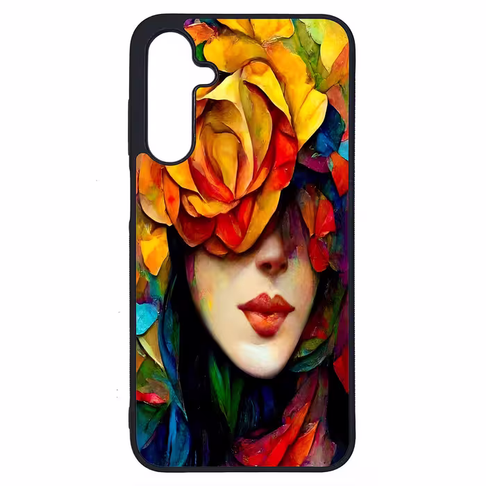 کاور طرح نقاشی چهره کد G-043 مناسب برای گوشی موبایل سامسونگ Galaxy A25 | دیجی قاب دونی