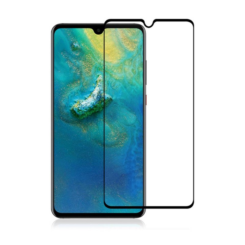 گلس ضد خش و محافظ تمام چسپ هوآوی Huawei P30 Lite Full 11D Black