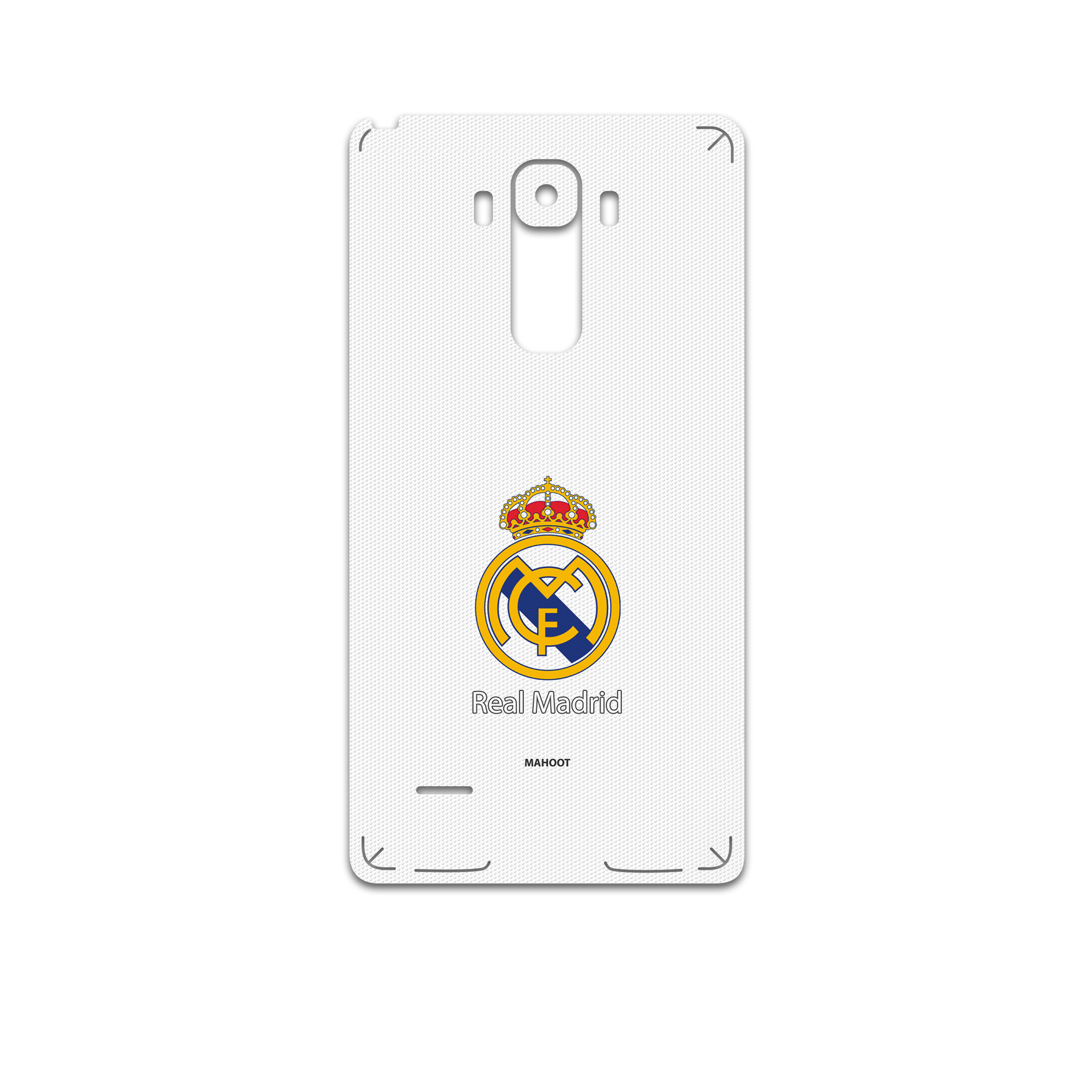 برچسب پوششی ماهوت مدل REAL-MADRID-1-FC مناسب برای گوشی موبایل ال جی G4 Stylus