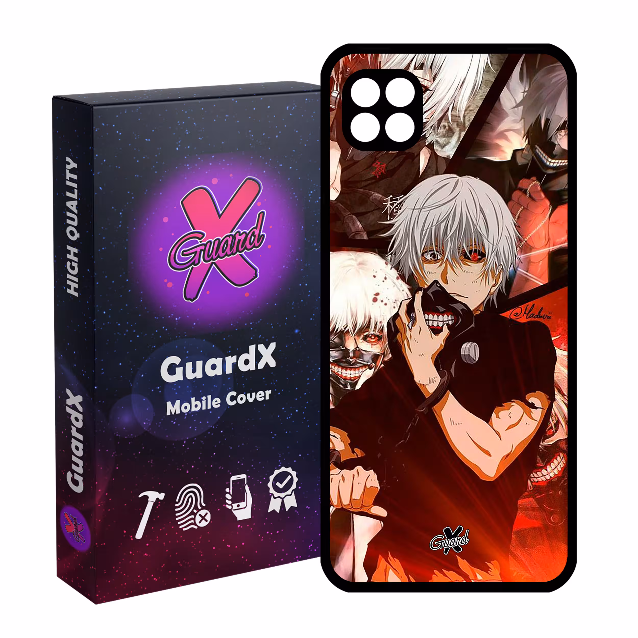 کاور گارد ایکس طرح Tokyo Ghoul Anime مدل Glass10549 مناسب برای گوشی موبایل سامسونگ Galaxy A22 5G