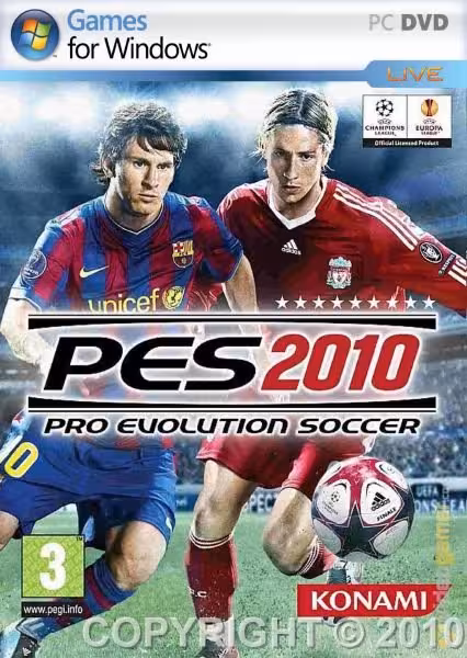 بازی کامپیوتر pro evolution soccer (pes) 2010