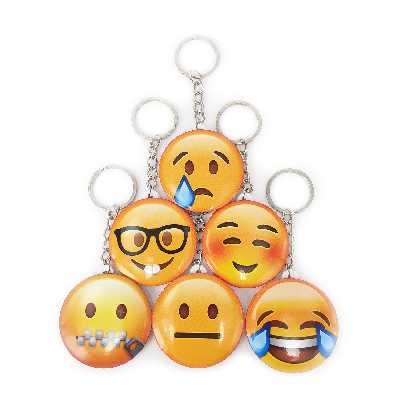 جاکلیدی خندالو طرح ایموجی کد 24A مجموعه 6 عددی