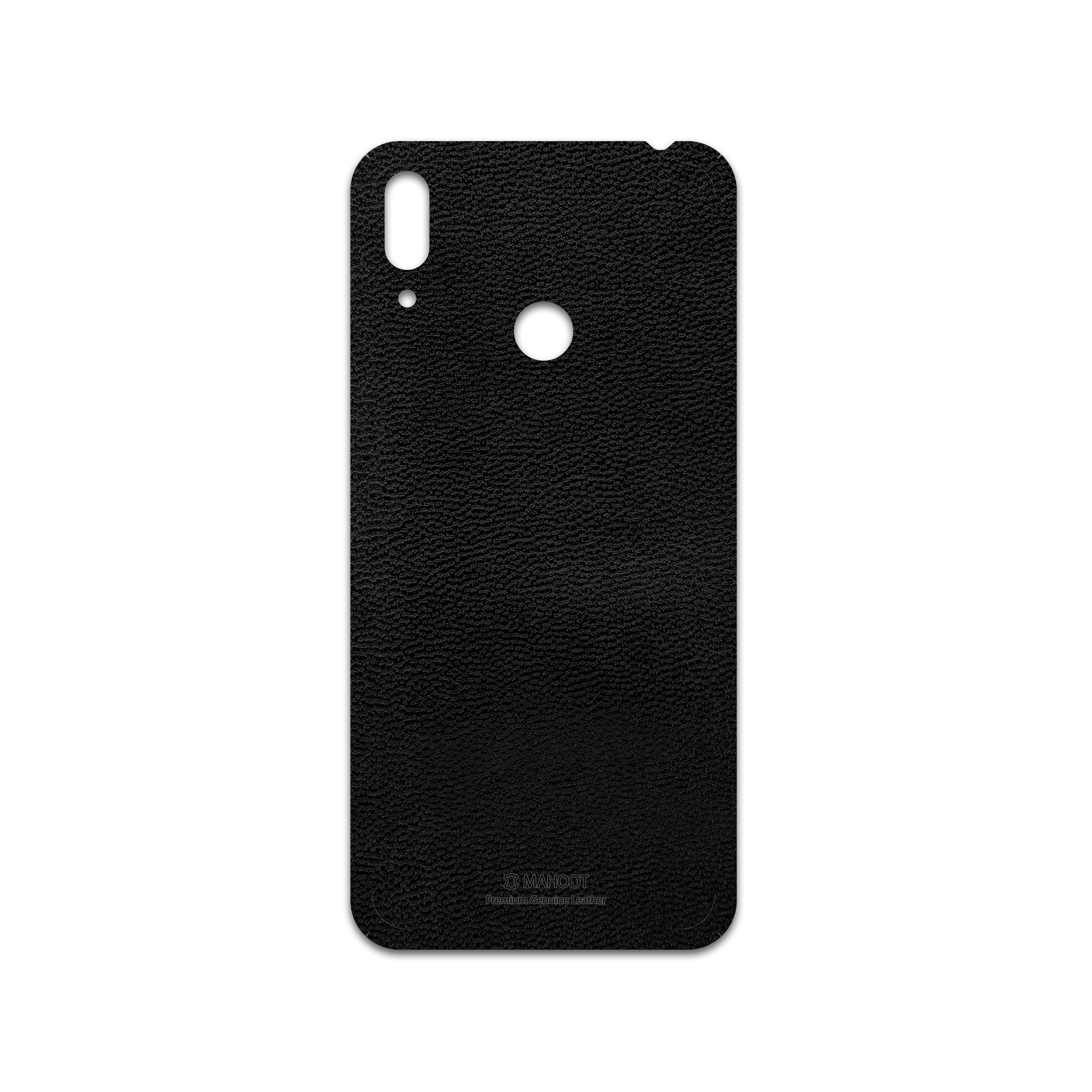 برچسب پوششی ماهوت مدل Black-Leather مناسب برای گوشی موبایل هوآوی Y7 Prime 2019