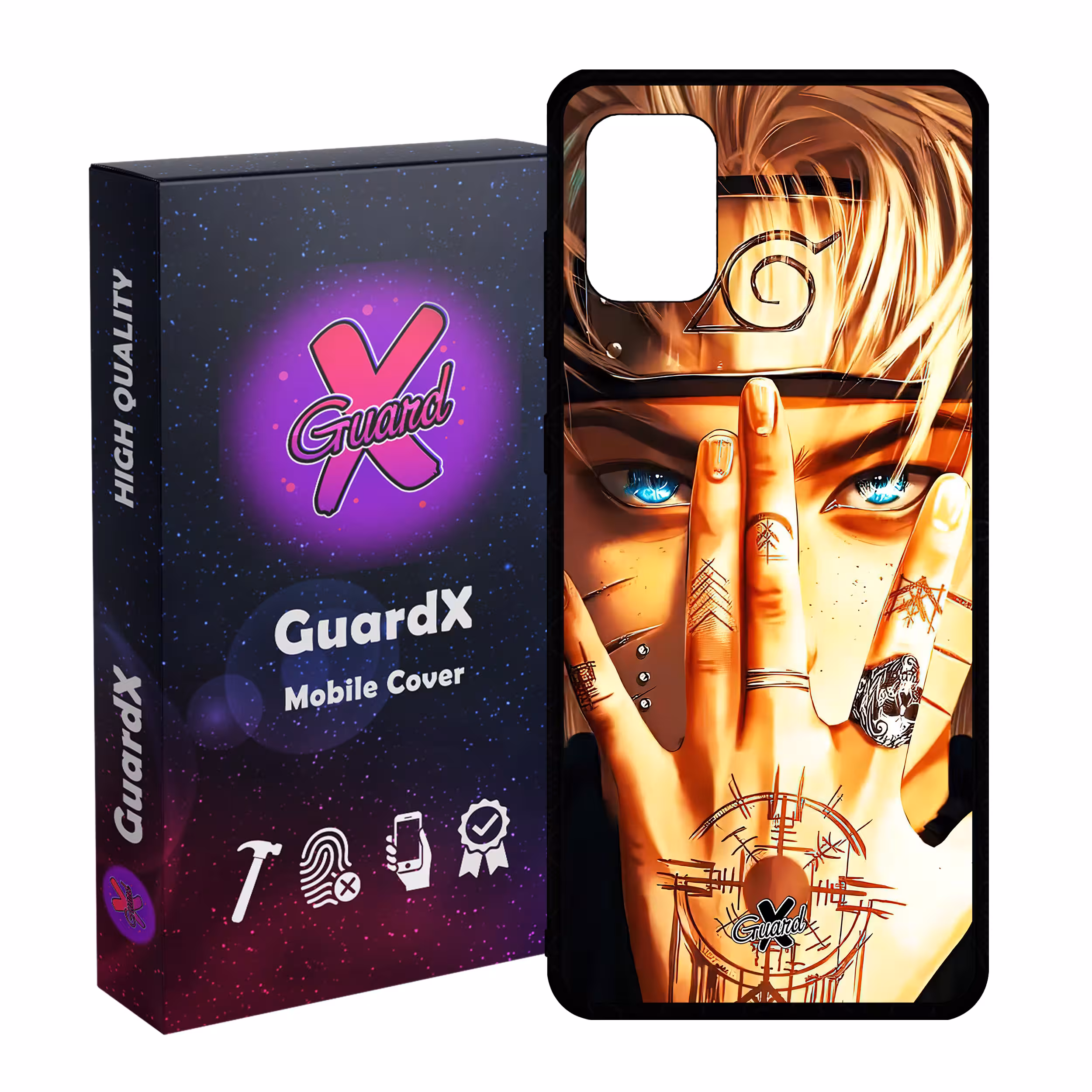 کاور گارد ایکس طرح Naruto Anime مدل Glass10452 مناسب برای گوشی موبایل سامسونگ Galaxy A71 4G