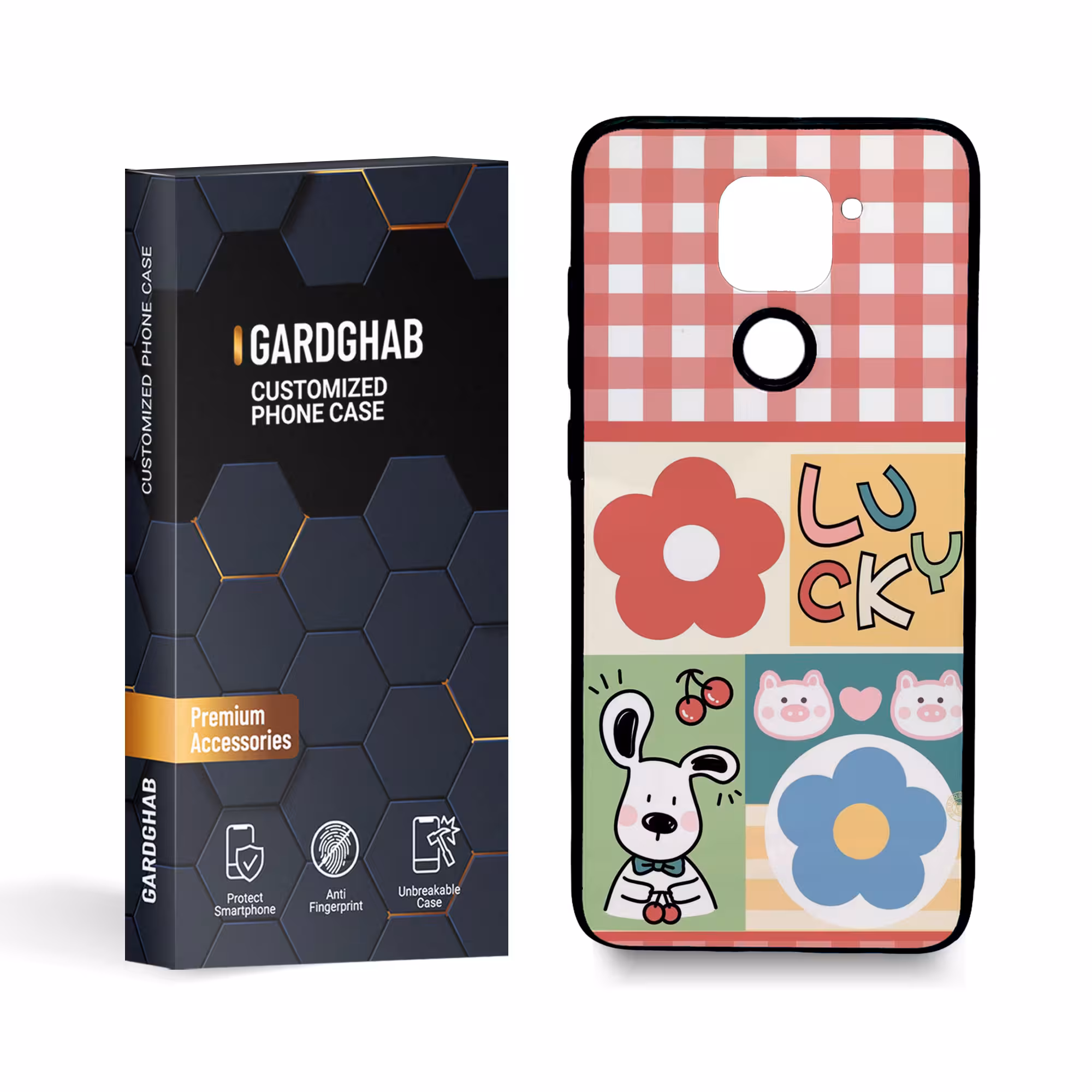 کاور گارد قاب مدل فانتزی مناسب برای گوشی موبایل شیائومی redmi note9