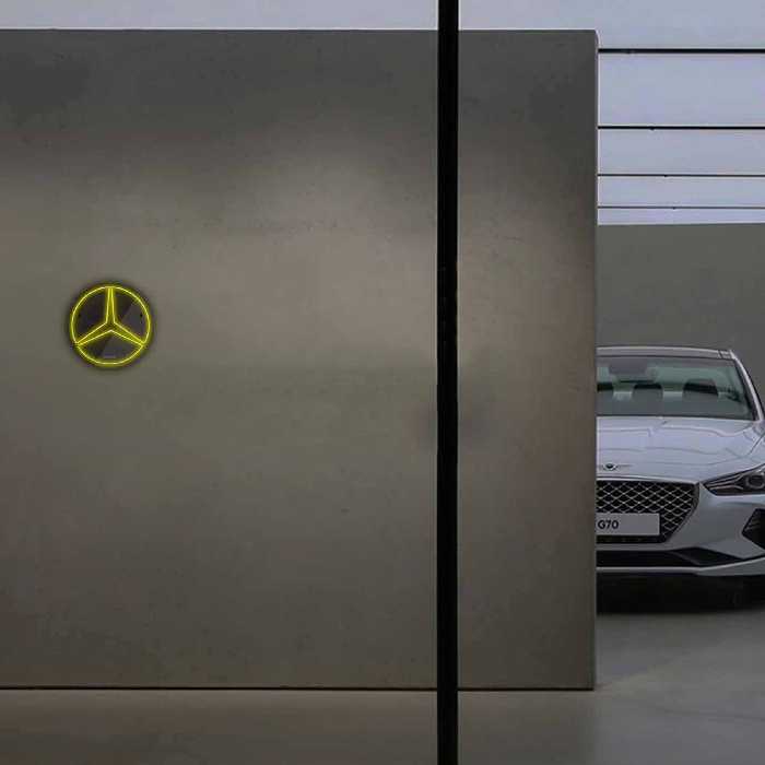 چراغ دیواری نئون دیزاین طرح Benz-BL_YL