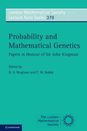 [PDF] دانلود کتاب Probability And Mathematical Genetics - Papers In Honour Of Sir John Kingman, 2010