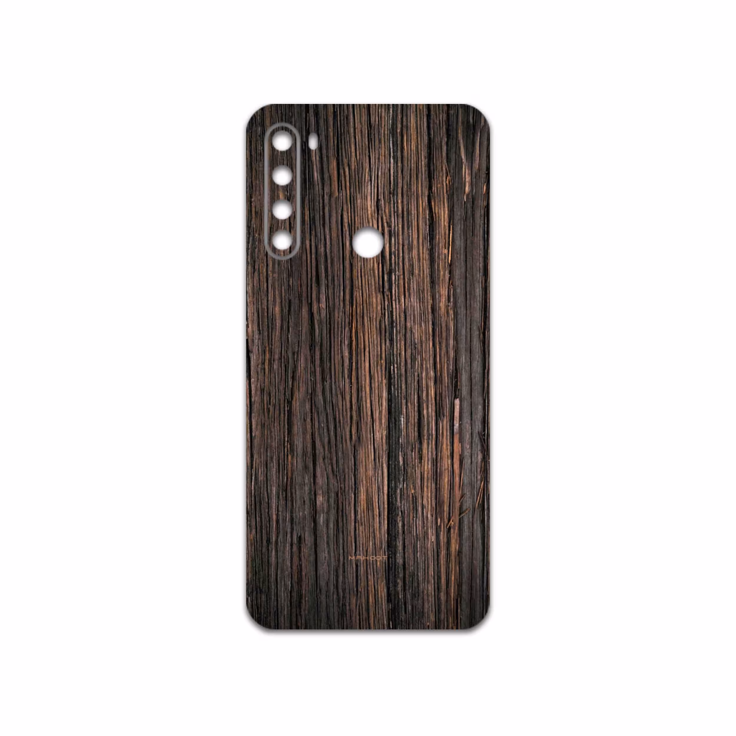 برچسب پوششی ماهوت مدل Burned-Wood مناسب برای گوشی موبایل شیائومی Redmi Note 8 2021