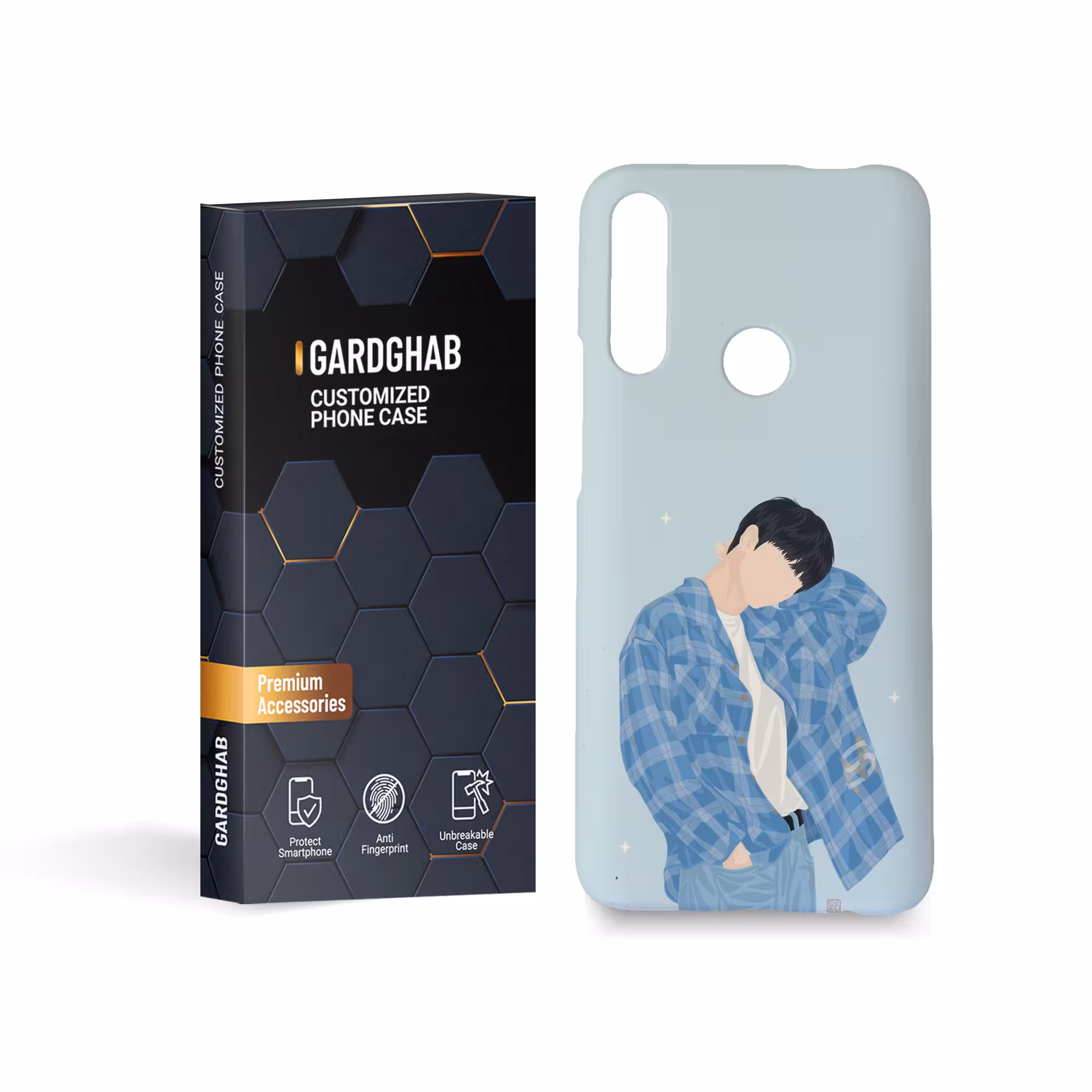 کاور گارد قاب مدل پسرانه مناسب برای گوشی موبایل هواوی Y9 prime 2019